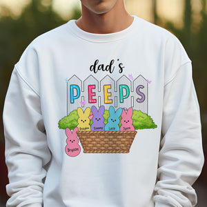 GeckoCustom Custom Family Peeps Easter Shirt TH10 892361 Sweatshirt / Sand Color / S