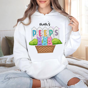 GeckoCustom Custom Family Peeps Easter Shirt TH10 892361 Pullover Hoodie / White Colour / S