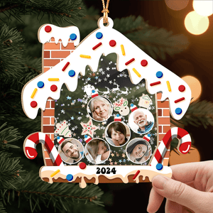 GeckoCustom Custom Family Photo Shaker Ornament Christmas Gift N304 HA75 891586