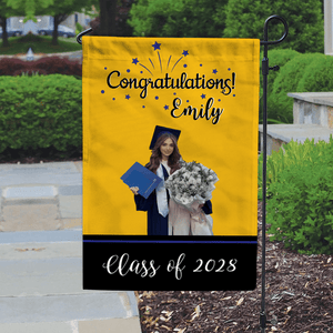 GeckoCustom Custom Garden Flag Graduation, Graduation Party decor 890363