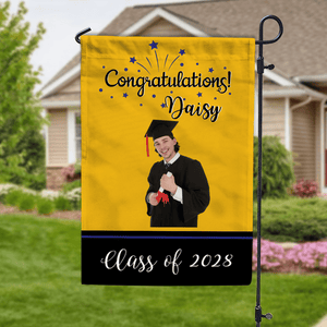 GeckoCustom Custom Garden Flag Graduation, Graduation Party decor 890363