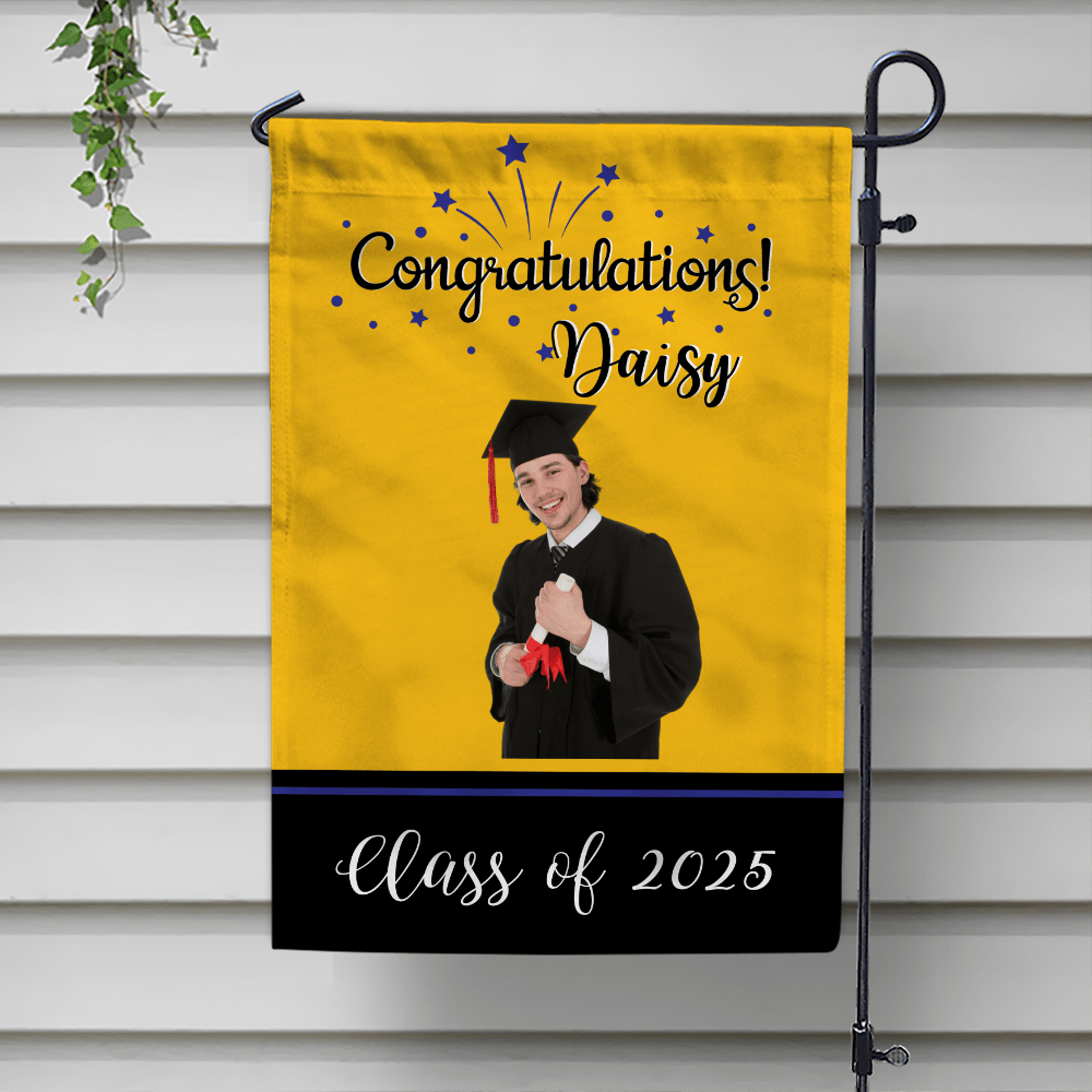 GeckoCustom Custom Garden Flag Graduation, Graduation Party decor 890363