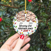 GeckoCustom Custom Growing Old Together Since Couples Personalized Ceramic Ornament HA75 891772 3 inch