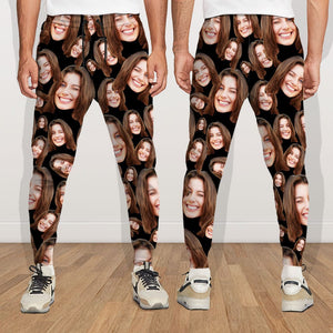 GeckoCustom Custom Human Face Photo For Men And Woman Sweatpants N369 889488