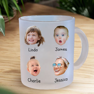 GeckoCustom Custom Human Face Photo Glass Mug TH10 891433