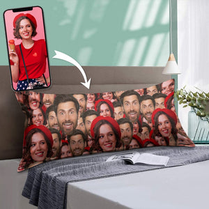 GeckoCustom Custom Human Face Photo Rectangle Pillow Case N304 890423