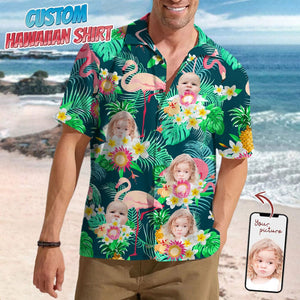 GeckoCustom Custom Human Photo Aloha Hawaii Shirt K228 890250