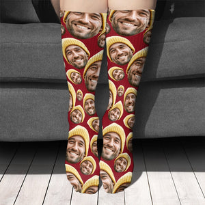 GeckoCustom Custom Human Photo For Men And Woman Sock N304 890247