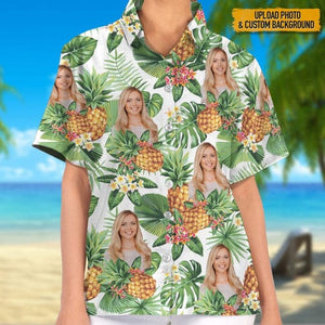 GeckoCustom Custom Human Photo Hawaii Shirt TA29 888925