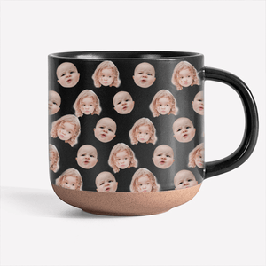 GeckoCustom Custom Human Portrait Family Pottery Mug TH10 892129 12oz