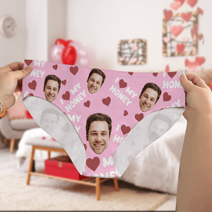 GeckoCustom Custom I Love My Husband/ Boyfriend Underwear Valentine's Day, Anniversary Gift for Wife HA75 891824