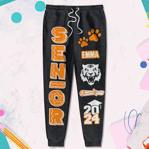 GeckoCustom Custom Logo Senior 2024 Sweatpants K228 889997