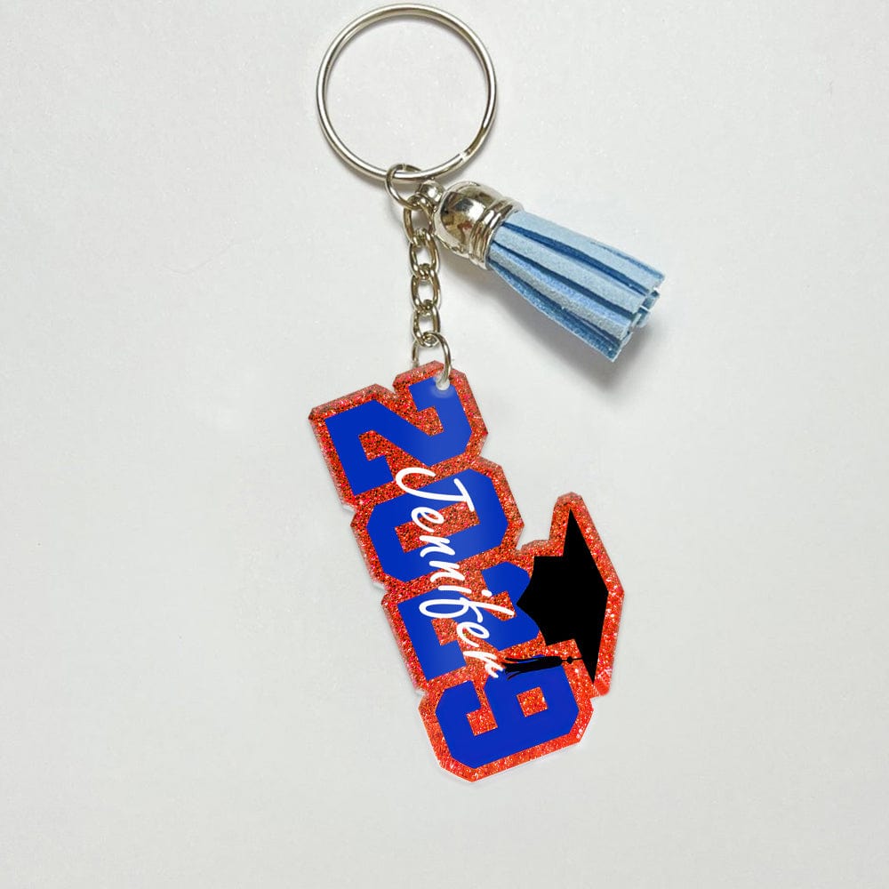 GeckoCustom Custom Name 2025 Graduation Keychain TH10 892351