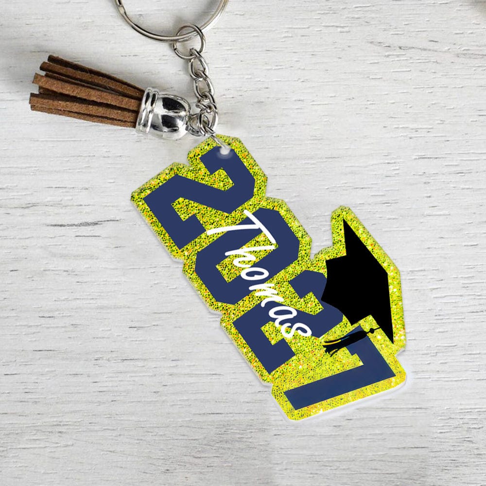 GeckoCustom Custom Name 2025 Graduation Keychain TH10 892351