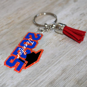 GeckoCustom Custom Name 2025 Graduation Keychain TH10 892351