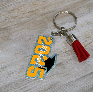 GeckoCustom Custom Name 2025 Graduation Keychain TH10 892351