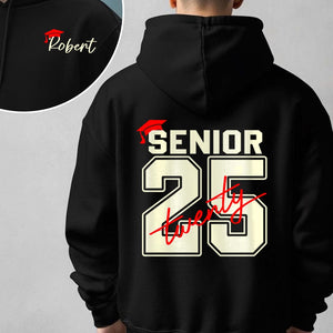 GeckoCustom Custom Name And Senior Graduation's Day 2025 Sweatshirt TH10 892331 Pullover Hoodie / Sport Grey Colour / S