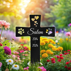 GeckoCustom Custom Name And Year For Dog Cat Memorial Garden Stake TH10 891623