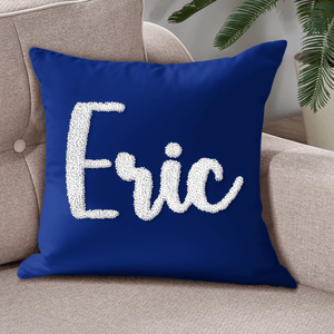 GeckoCustom Custom Name Home Decor Embroidered Pillow Personalized Gift TH10 891709