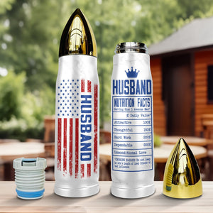 GeckoCustom Custom Name Hubby Funny Gift For Husband Bullet Tumbler Personalized Gift HO82 891092