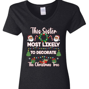 GeckoCustom Custom Name Most Likely To Christmas Shirt Personalized Gift TH10 891499