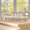 GeckoCustom Custom Name Personalised Grandchildren Wood Sign T368 890735