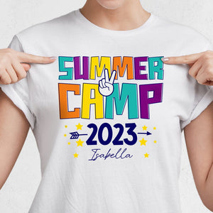 GeckoCustom Custom Name Summer Camp Shirt 2023 K228 889641