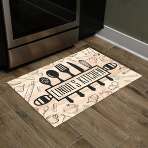 GeckoCustom Custom Name Your Personalize Kitchen Doormat K228 889595