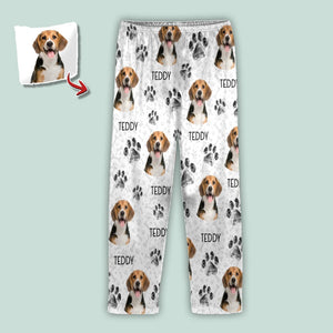 GeckoCustom Custom Pajamas Dog Cat Portrait Gift For Christmas N369 888684 54298 For Kid / Only Pants / 3XS