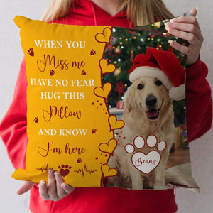 GeckoCustom Custom Pet Photo Pet Loss Gift for Pet Lover Memorial Pillow HO82 893104