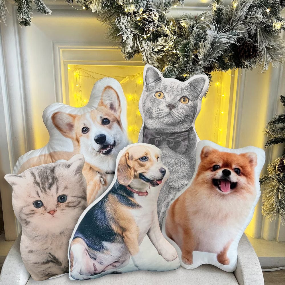 GeckoCustom Custom Pet Photo Pillow Personalized Photo Custom Shaped Pillow HO82 891242