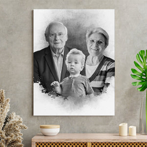 GeckoCustom Custom Photo Add Deceased Loved One Memorial Family Poster N304 890470