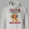 GeckoCustom Custom Photo Admit It Funny Life Would Be Boring Without Me Dog Shirt N304 889768 Pullover Hoodie / Sport Grey Colour / S