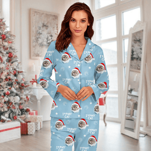 GeckoCustom Custom Photo and Name I Love My Dog Pajamas TH10 891787