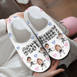 GeckoCustom Custom Photo And Title Best Family Slipper TH10 891535