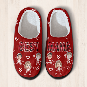 GeckoCustom Custom Photo And Title Best Family Slipper TH10 891535