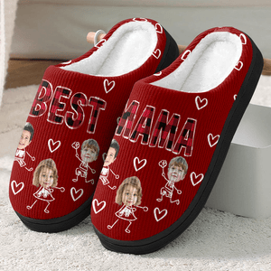 GeckoCustom Custom Photo And Title Best Family Slipper TH10 891535