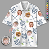GeckoCustom Custom Photo Best Dad By Par Polo Shirt HA75 890616