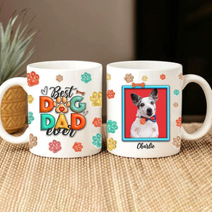 GeckoCustom Custom Photo Best Dog Cat Mom Dad Ever With 3D Inflated Pet Mug TA29 890030