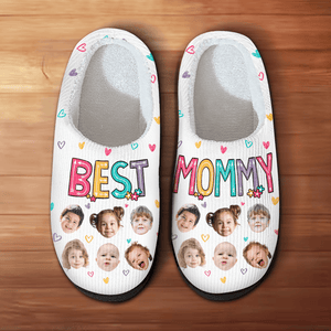 GeckoCustom Custom Photo Best Nana Ever Slippers HA75 891304