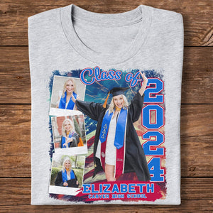 GeckoCustom Custom Photo Build Your Own 2024 Graduation Bright Shirt N304 890092