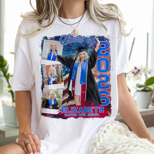 GeckoCustom Custom Photo Build Your Own 2025 Graduation Bright Shirt N304 890092