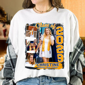 GeckoCustom Custom Photo Build Your Own 2025 Graduation Bright Shirt N304 890092