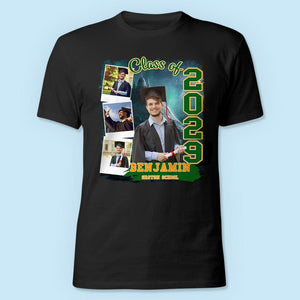 GeckoCustom Custom Photo Build Your Own 2025 Graduation Dark Shirt N304 890100