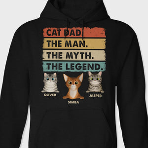 GeckoCustom Custom Photo Cat Dad Man Myth Legend Shirt N304 889335