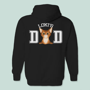 GeckoCustom Custom Photo Cat Dad Mom Back Shirt N304 889423