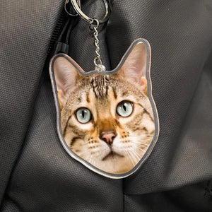 GeckoCustom Custom Photo Cat Lover Acrylic Keychain N304 890811