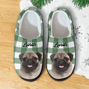 GeckoCustom Custom Photo Christmas Dog Cat Slippers HA75 891300