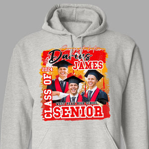 GeckoCustom Custom Photo Class Of 2024 Graduation Shirt N304 890095