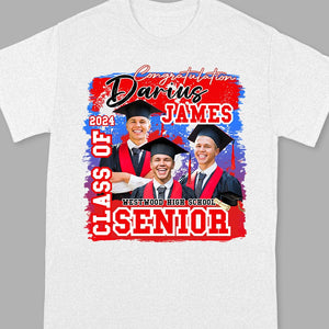 GeckoCustom Custom Photo Class Of 2024 Graduation Shirt N304 890095